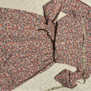 Carter's Pink Floral Button-Up Dress